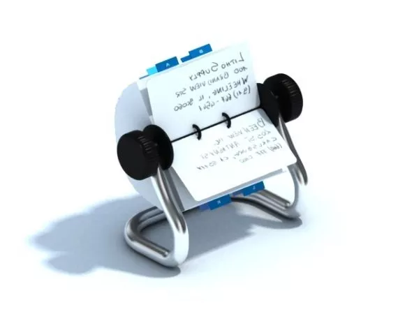 Office Equipment Card Holder 3d model Office Equipment Card Holder 3d model