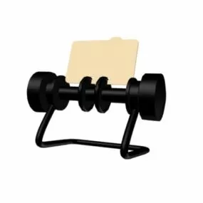 Office Rolodex Rotary Address Book 3d model