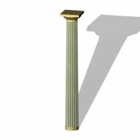Stone Old Roman Column 3d model