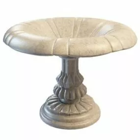Roman Stone Fountain 3d model