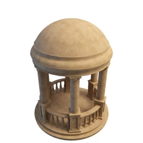 Scifi Building Maze Landscape 3d model