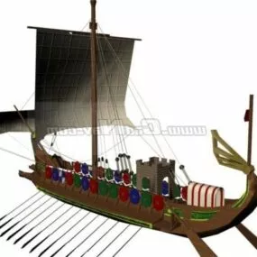 Watercraft Roman Ship 3d model
