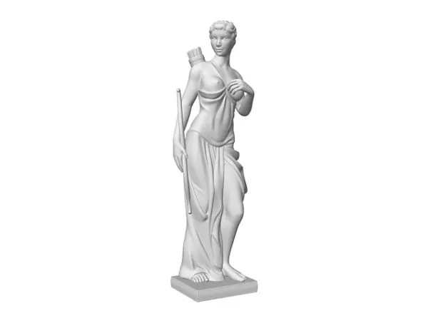 Bronze Statue Group Of Human Character 3d model
