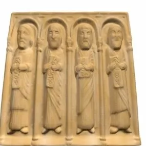 Vintage Relief Sculpture 3d model
