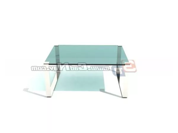 Modern Glass Side Table 3d model Modern Glass Side Table 3d model