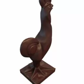 Garden Rooster Statue 3d model
