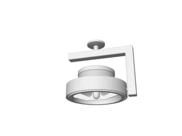 Home Lighting Round Hid Spotlight 3d model Home Lighting Round Hid Spotlight 3d model