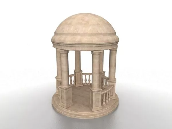 Roman Gazebo Architecture 3d model