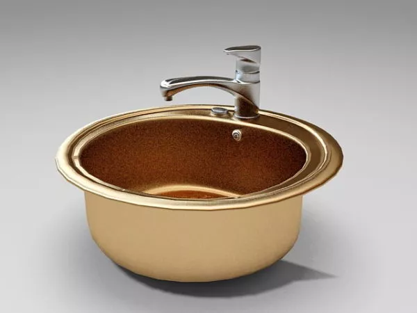 Smooth Edge Sink 3d model