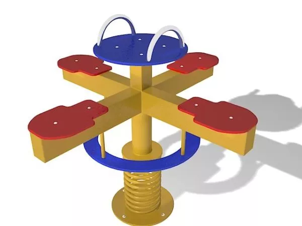Swing Playground For Children 3d model