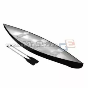 Watercraft Rowing Boat Fishing Vessel 3d model