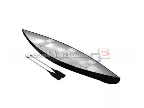 Convertible Fast Boat Without Cover 3d model