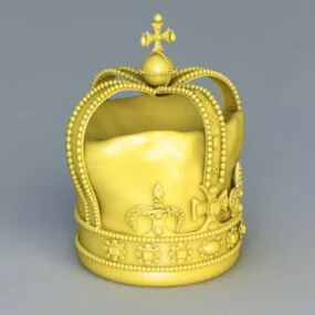 Royal Crown Golden 3d model