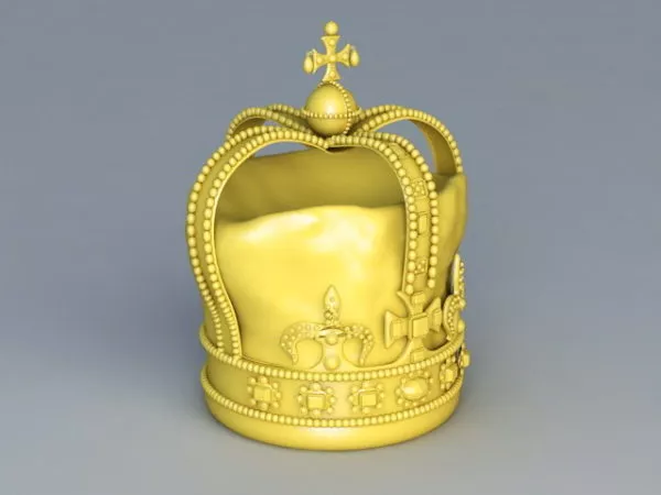 Royal Crown Golden 3d model Royal Crown Golden 3d model
