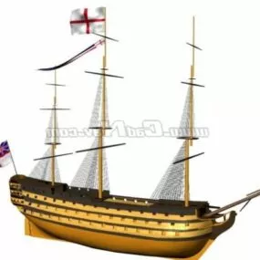 Royal Navy Hms Victory Watercraft 3d model