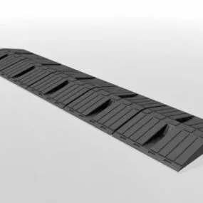 Traffic Rubber Speed Bump 3d model
