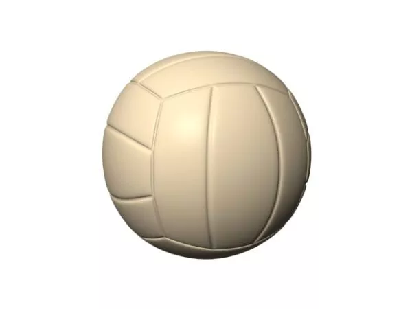 Simple Volleyball Ball 3d model