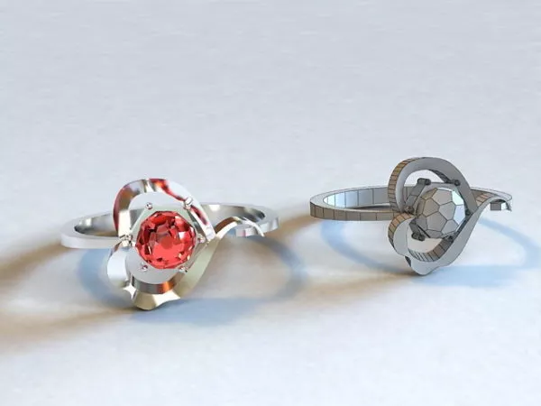 Ring Group Chain 3d model