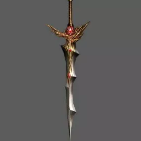 Game Ruby Sword 3d model
