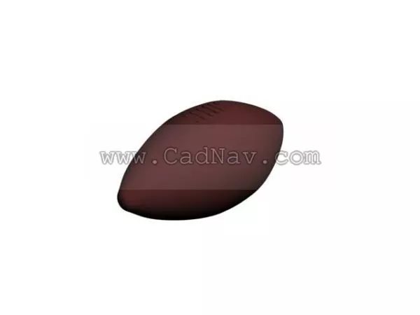 Rugby Ball Football 3d model Rugby Ball Football 3d model