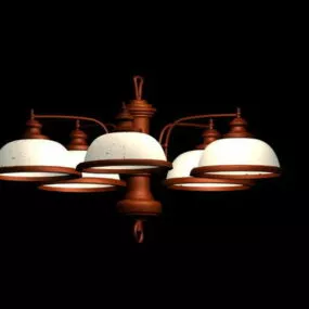 Rustic Style Industrial Lighting 3d model
