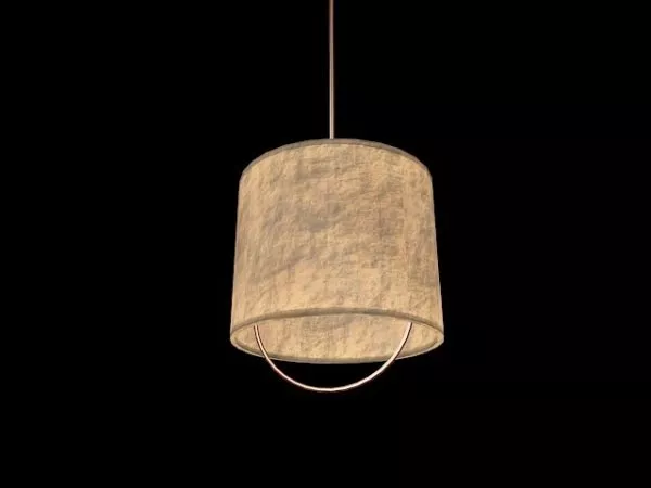 Rustic Wood Pendant Lamp Shade 3d model Rustic Wood Pendant Lamp Shade 3d model