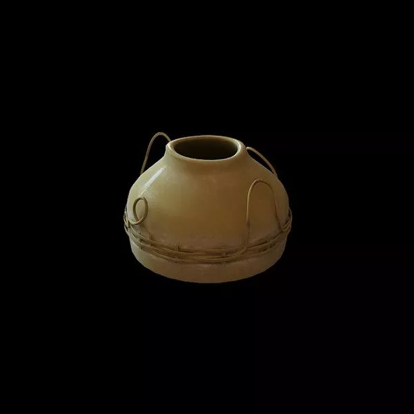 Old Rustic Pottery Vase Decoration 3d model Old Rustic Pottery Vase Decoration 3d model