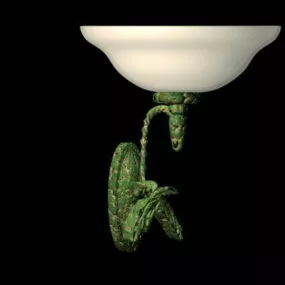 Rustic Wall Light Furniture 3d model