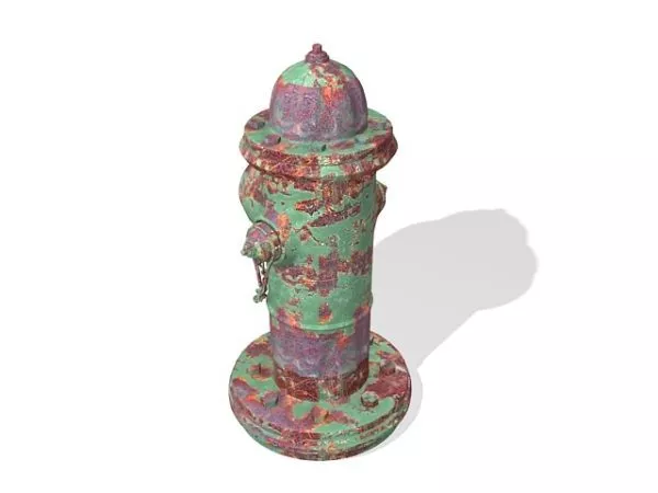 Old Fire Hydrant 3d model