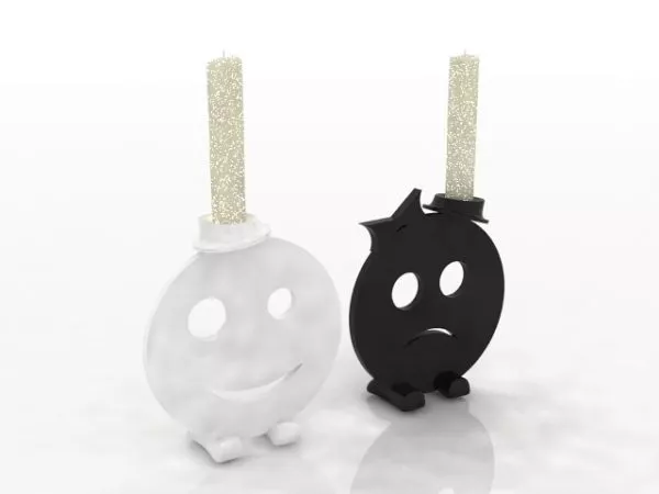 Star Shaped Candle 3d model