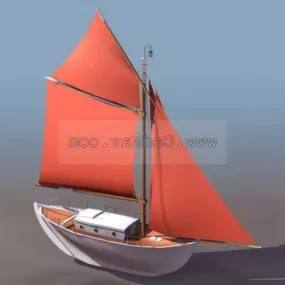 Watercraft Sailing Vessel 3d model