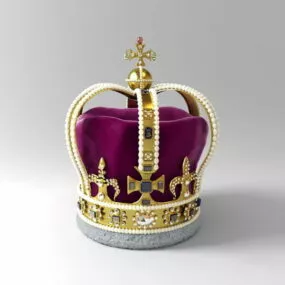 Antique Saint Edwards Crown 3d model