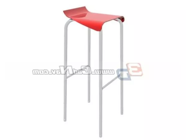 Salon Furniture Saddle Stool 3d model Salon Furniture Saddle Stool 3d model
