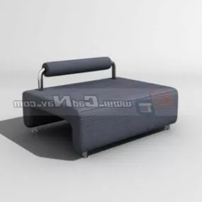 Salon Furniture Waiting Sofa 3d model
