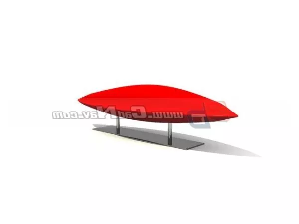 Sampan Cushion Couch Furniture 3d model Sampan Cushion Couch Furniture 3d model