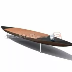Sampan Side Coffee Table Furniture 3d model