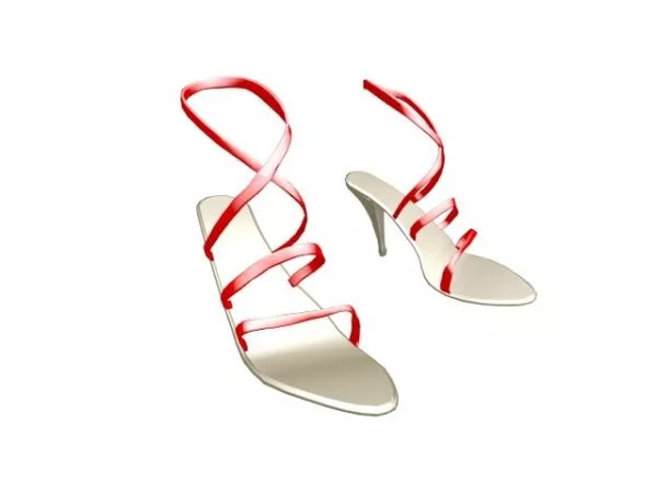 Lady High Heels 3d model