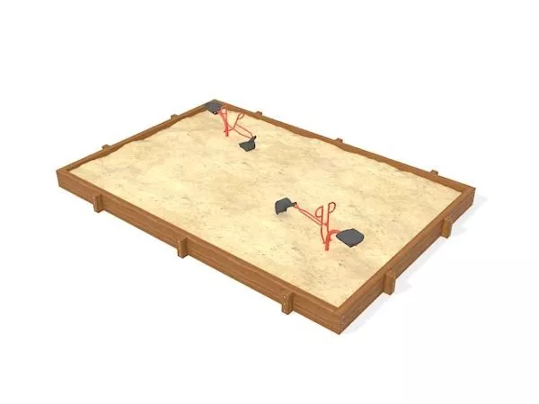 Sandpit With Toy Tools 3d model Sandpit With Toy Tools 3d model