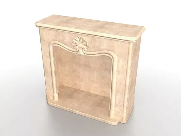 Sandstone Home Fireplace Surround 3d model Sandstone Home Fireplace Surround 3d model