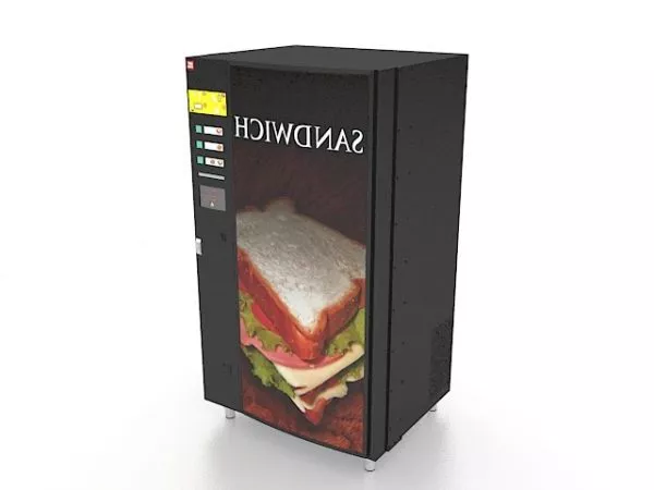 Store Sandwich Vending Machine 3d model Store Sandwich Vending Machine 3d model
