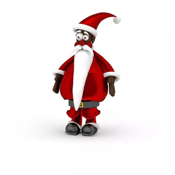 Christmas Tree With Tinsel 3d model