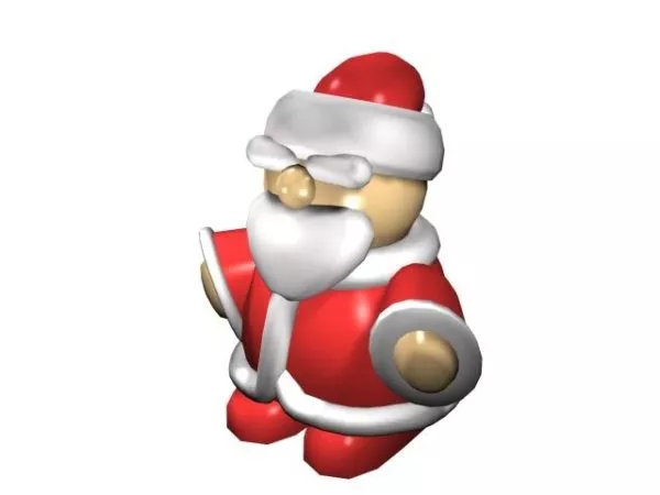 Santa Claus Figure Character 3d model Santa Claus Figure Character 3d model