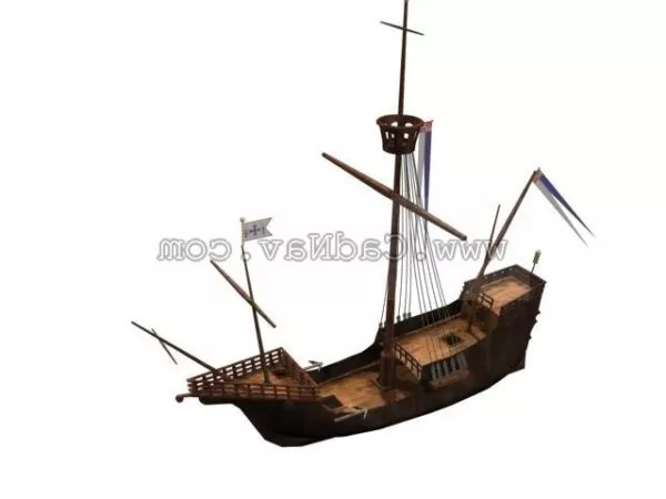 Scooter Boat 3d model