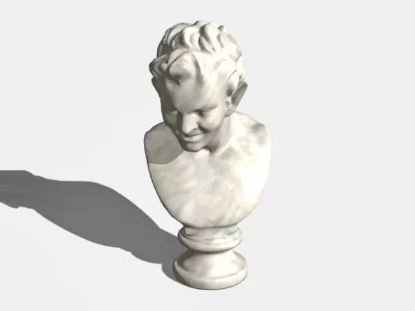 Satyr Famous Bust 3d model