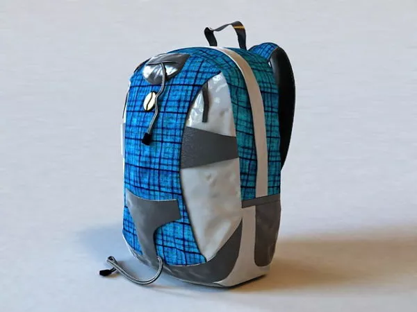 Adventure Backpack School Accessories 3d model