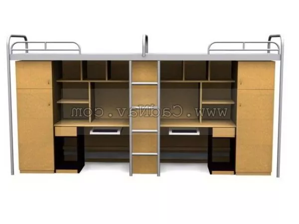 Home Furniture School Desks Units 3d model Home Furniture School Desks Units 3d model