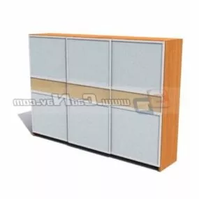 School Locker Furniture 3d model