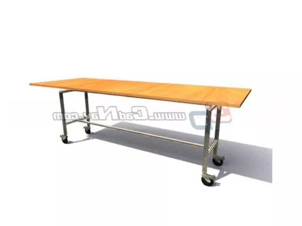 School Dining Room Table Furniture 3d model School Dining Room Table Furniture 3d model