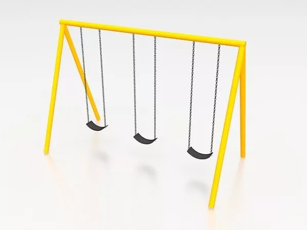 Swing Playground For Children 3d model