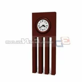 Living Room Screen Clock 3d model